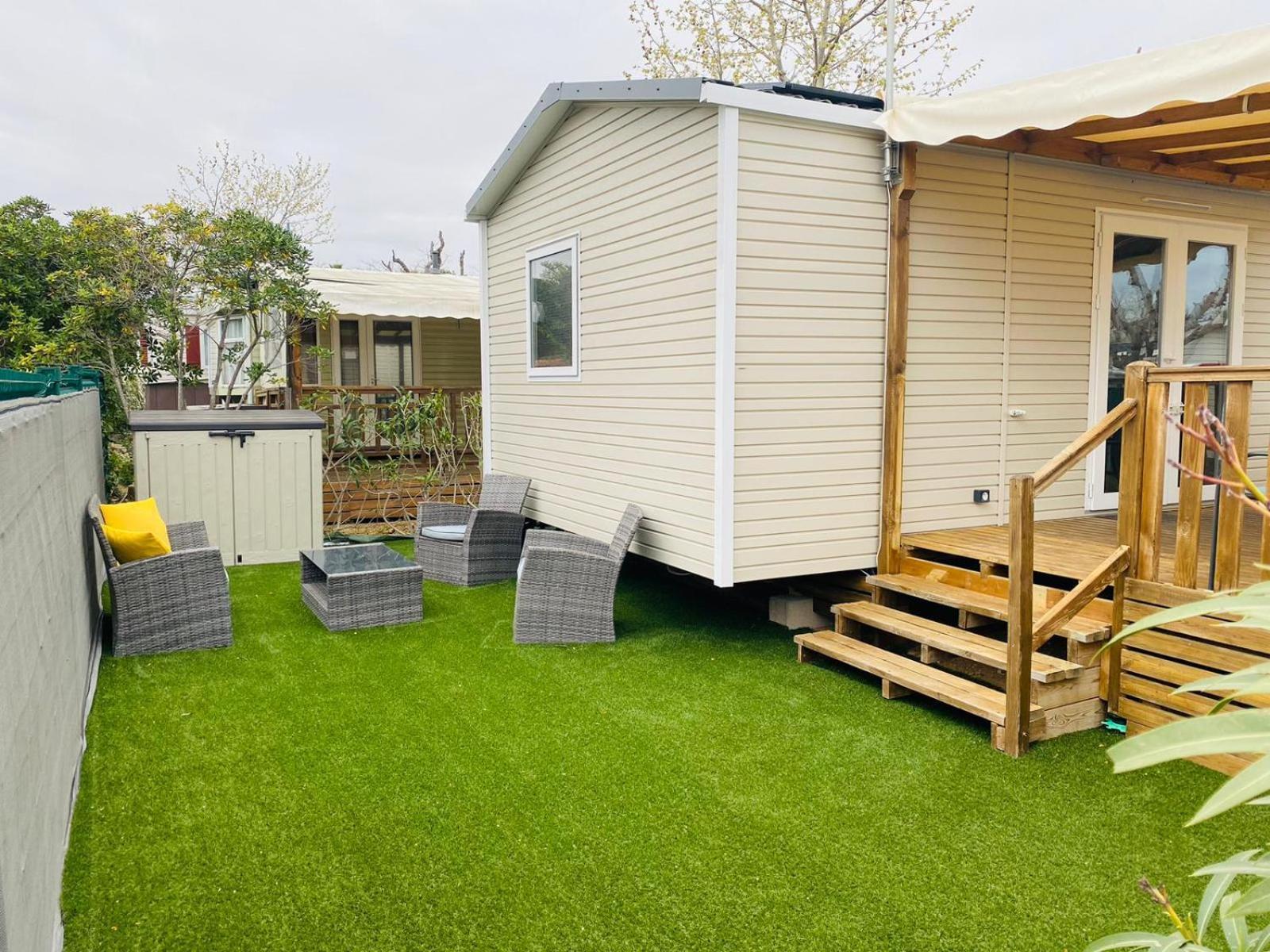 Mobil Home Familial Neuf De 2024 Pour 8 Personnes Valras-Plage Exteriör bild