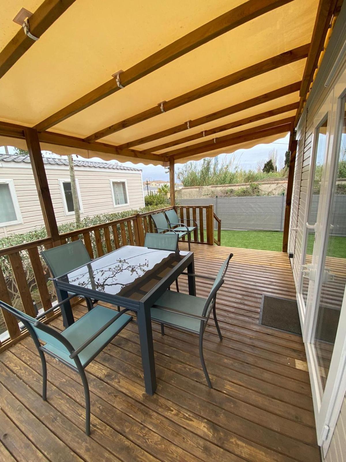 Mobil Home Familial Neuf De 2024 Pour 8 Personnes Valras-Plage Exteriör bild